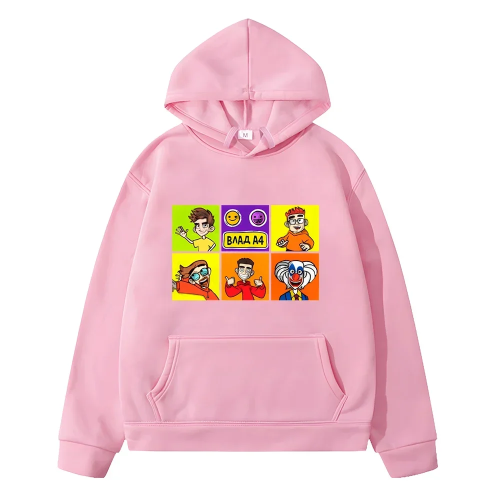 а4 мерч Children Hoodies Autumn Sweatshirt Vlad A4 anime hoodie Fleece Pullover y2k sudadera boys girl clothes Children clothing