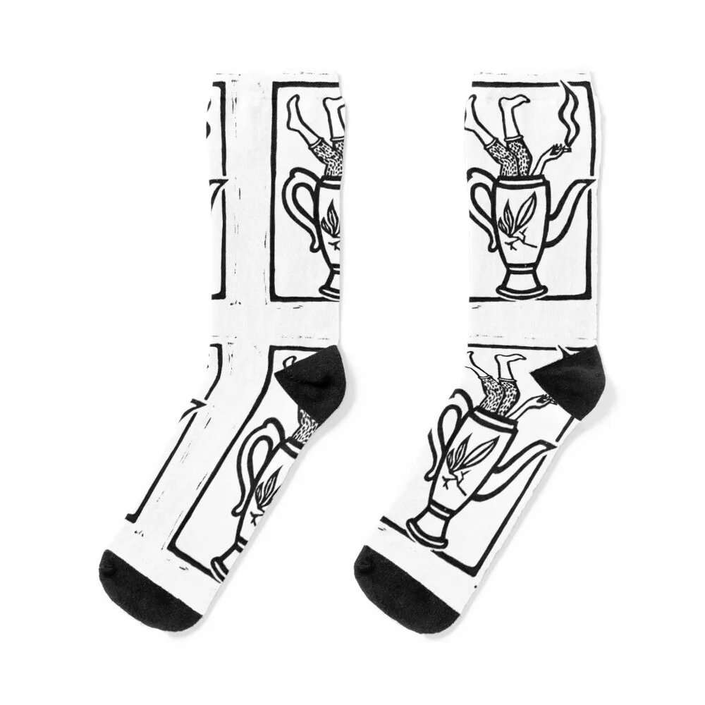 Legs in a teapot Socks FASHION happy gifts Socks Ladies Men's