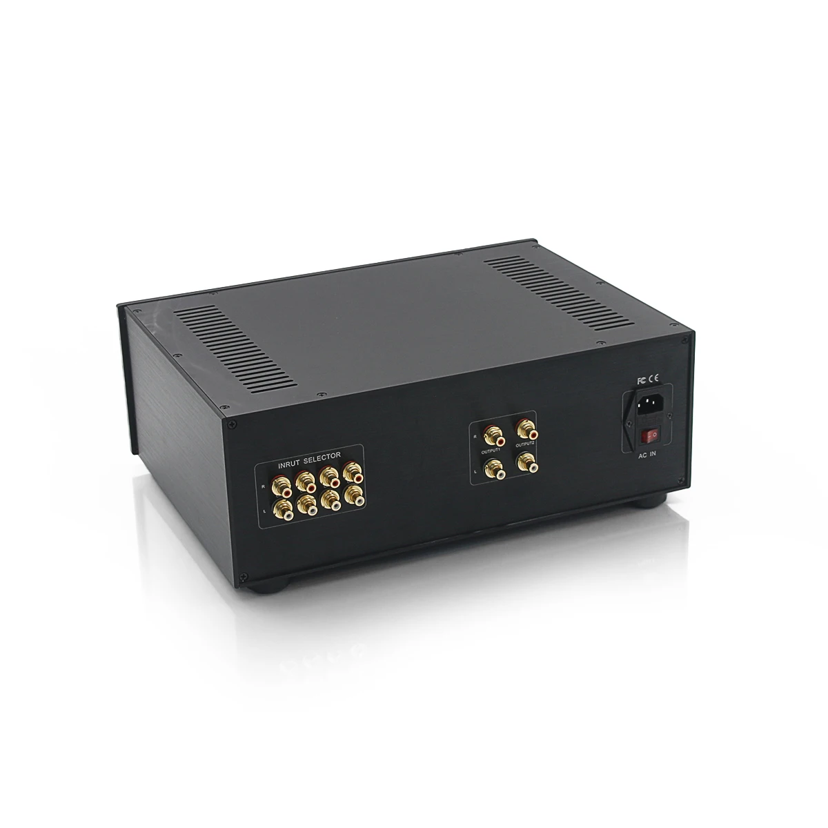 STR11A-Max Reference CARY AE-1 Circuit 6SN7 مضخم صوت للتحكم عن بعد بأنبوب فراغ مع مدخلات 4 اتجاهات وإخراج RCA ثنائي الاتجاه