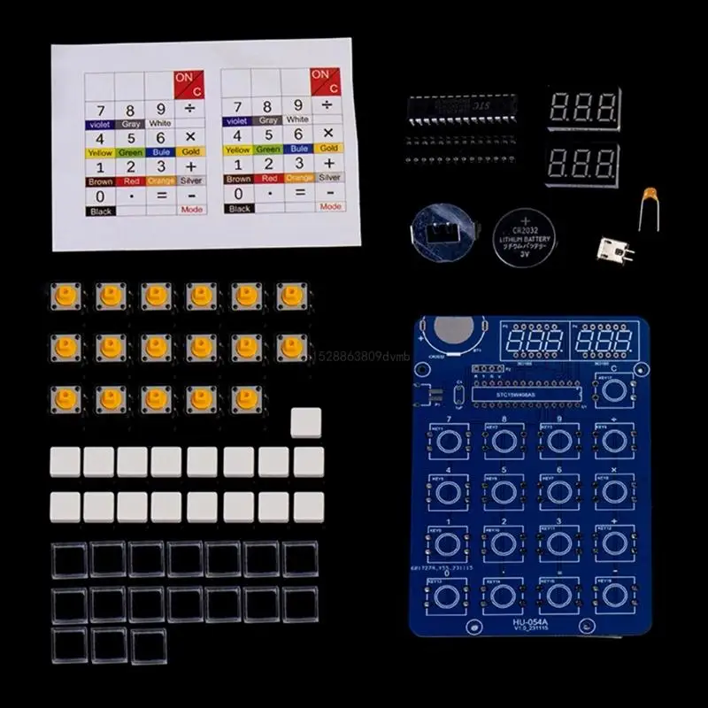 Electronic Project Create A Working Calculator with This 51 MCU Digital Tube Display Set