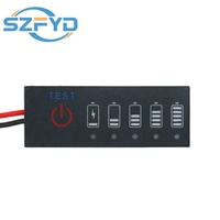 18650 Li-ion Lipo Lithium 12V Battery Level Indicator Tester Capacity Tester Meter 1S 2S 3S 4S 5S 6S 7S 3.7V-29.4V