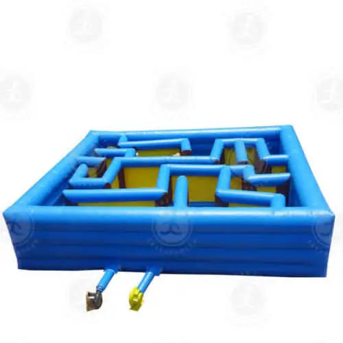 Portable5x5x1.5m inflatable labyrinth maze/inflatable maze game/inflatable maze haunted  House For Kids Adult  Outdoor Fun