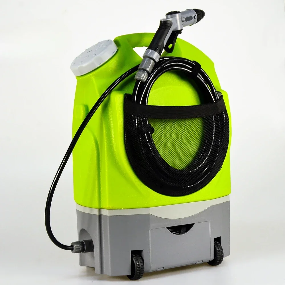 Lavadora de aire acondicionado portátil, rociador de agua de alta potencia alargado, sistema de bobina limpia gu con gato para cigarros de 12V