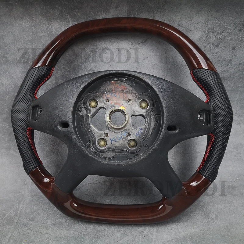 Walnut Wood Steering Wheel For Mercedes Benz W164 W245 W251 ML GL B R Class 300 350 400 05-08