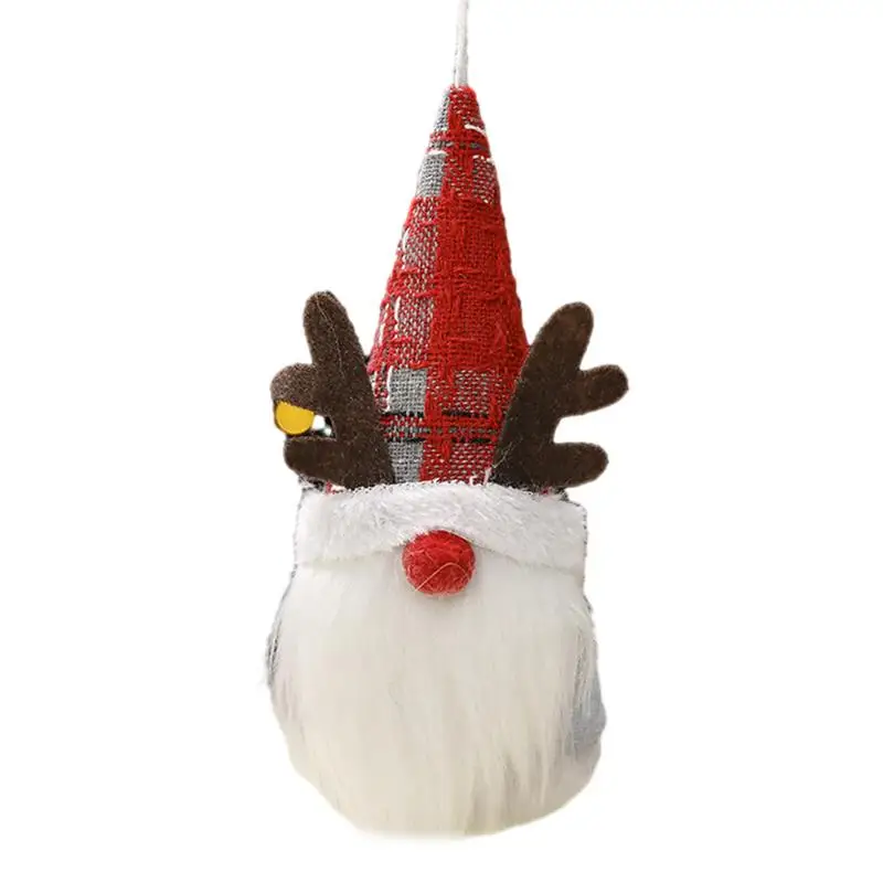 Gnome Ornaments For Christmas Tree Plush Faceless Scandinavian Santa Home Table Decor Handmade Swedish Tomte Ornaments For Walls