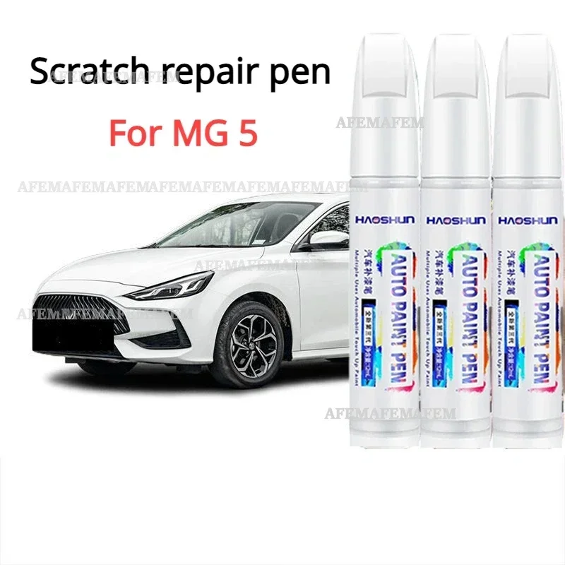 Car Touch-up Pen Snow Mountain white fog gray Car Paint scratch repair touch-up For MG artifact flame red dot paint pen For Mg 5
