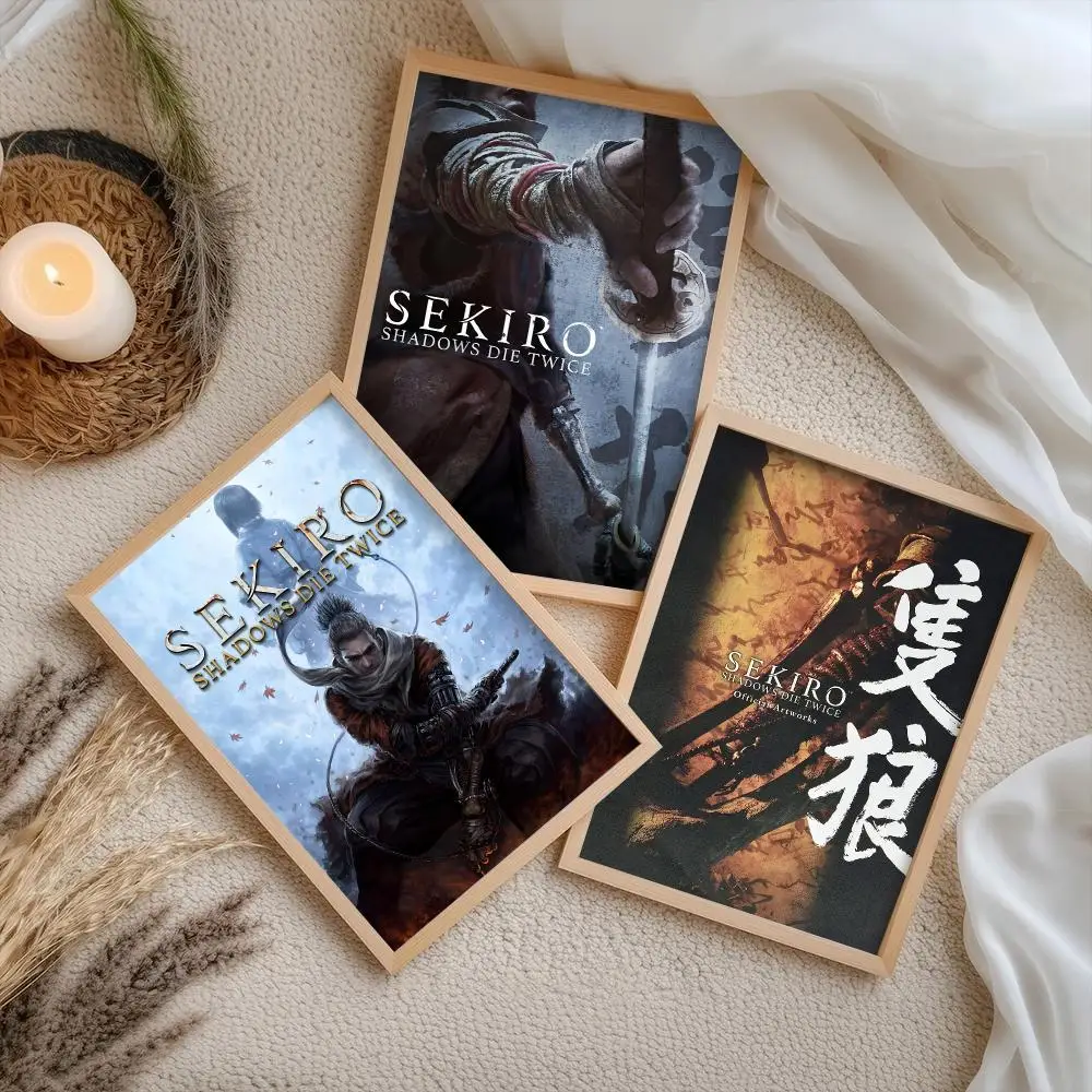 Sekiro S-Shadows Die Twice Poster HD Home Wall Stickers House Hallway Living Room Bedroom Bar Office Decor Art Prints