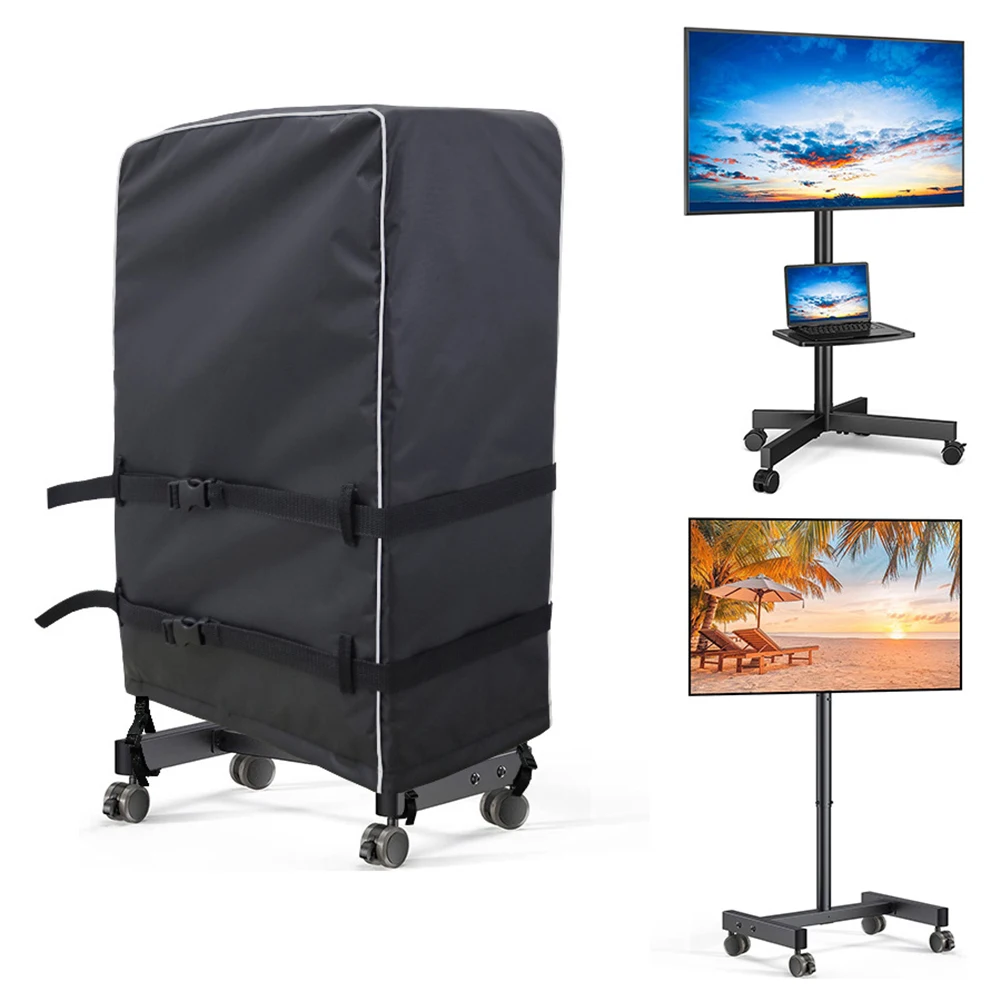 

Чехол для мобильной телевизионной тележки 48, 55, 60, 65, 70 дюймов, водонепроницаемый, пылезащитный, ветрозащитный, из ткани Оксфорд, для передвижной подставки-тележки