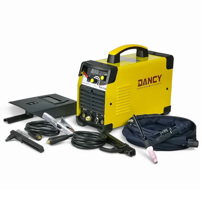 DANCY DC TIG New 250A 220V Inverter Mosfet DC Motor 2-in-1 MMA/TIG Welding Machine for Stainless Steel