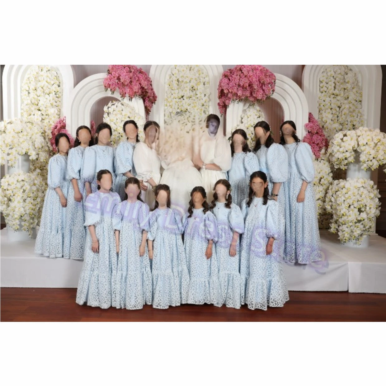 

Кружевное тюлевое платье с цветочным узором для девочек по индивидуальному заказу на свадьбу, элегантное пышное платье принцессы с высокой талией, детское бальное платье для первого причастия на день рождения