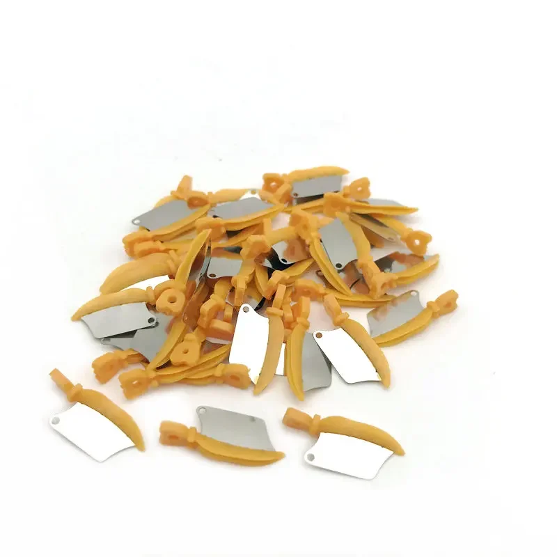 50Pcs Dental Fender Wedges Interproximal Blade Steel Matrix for Tooth Restoration Procedures Dental Tools