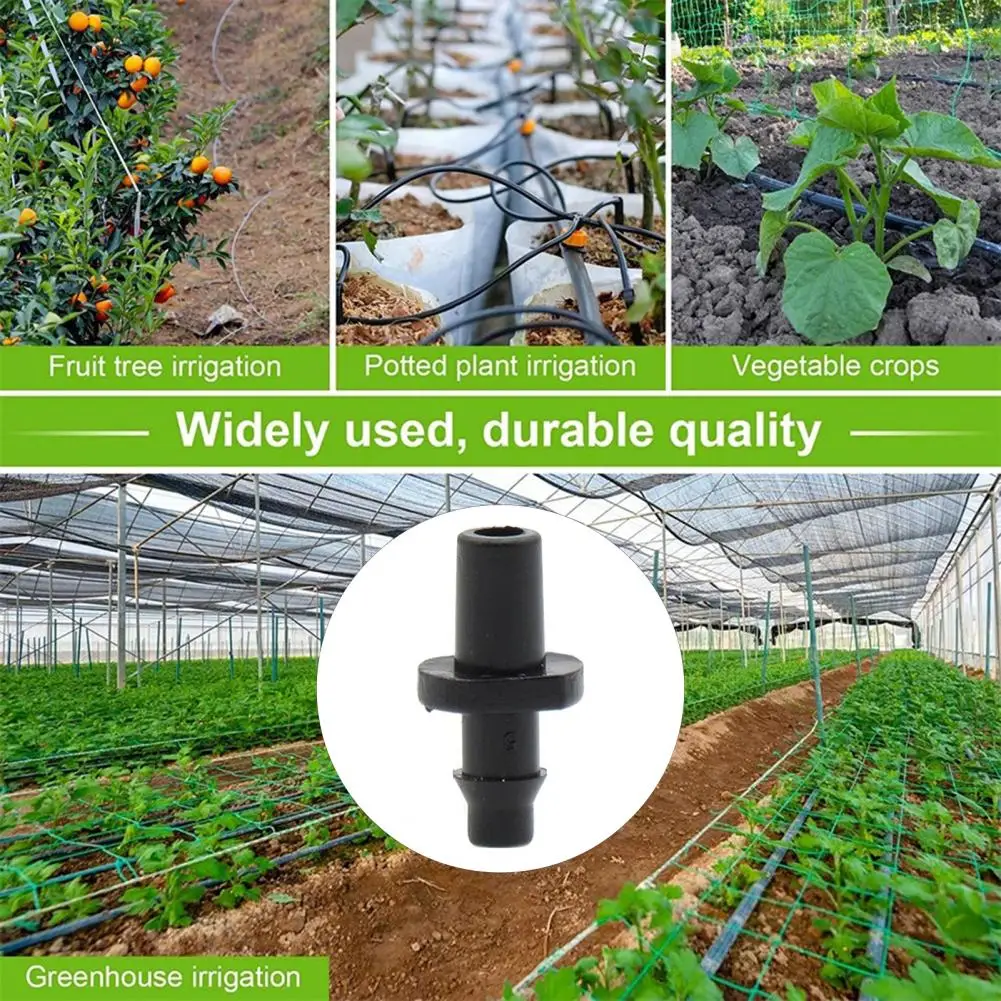 Hose Connector for Garden Irrigation Engineering Plastic Hose Connectors 50 Pcs Barbed Hose Connectors Set 1/4 Universal for 4/7