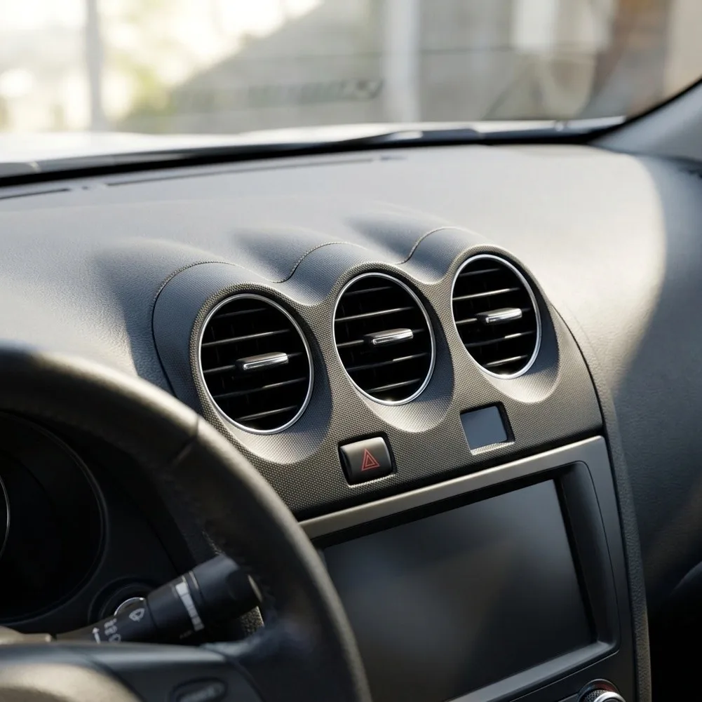 For Car Interior Repair AC Vent Center Vent Direct Replacement No Programming Required Plastic And Rubber Material