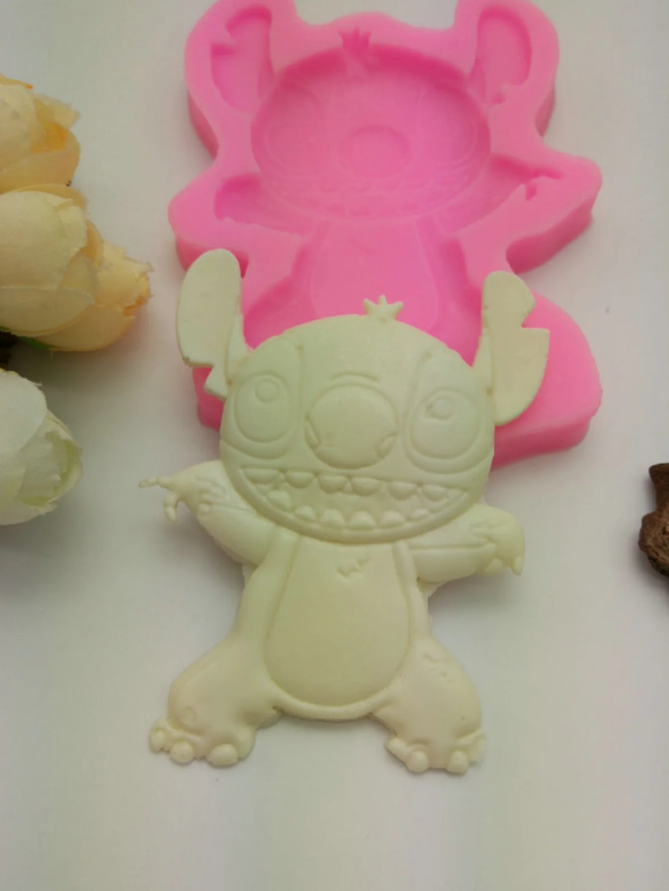 1/3pcs Stitch 3D Silicone Mold For  Chocolates Cake Ice Cubes& Candy - Perfect For Diy Birthday Cake Decorations Gifts - Ideal F