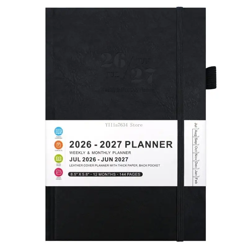 

2026 Weekly Monthly Calendar Notebook For Detailed Scheduling Planner Journal Schedule Notebook Work Planner Ergonomic