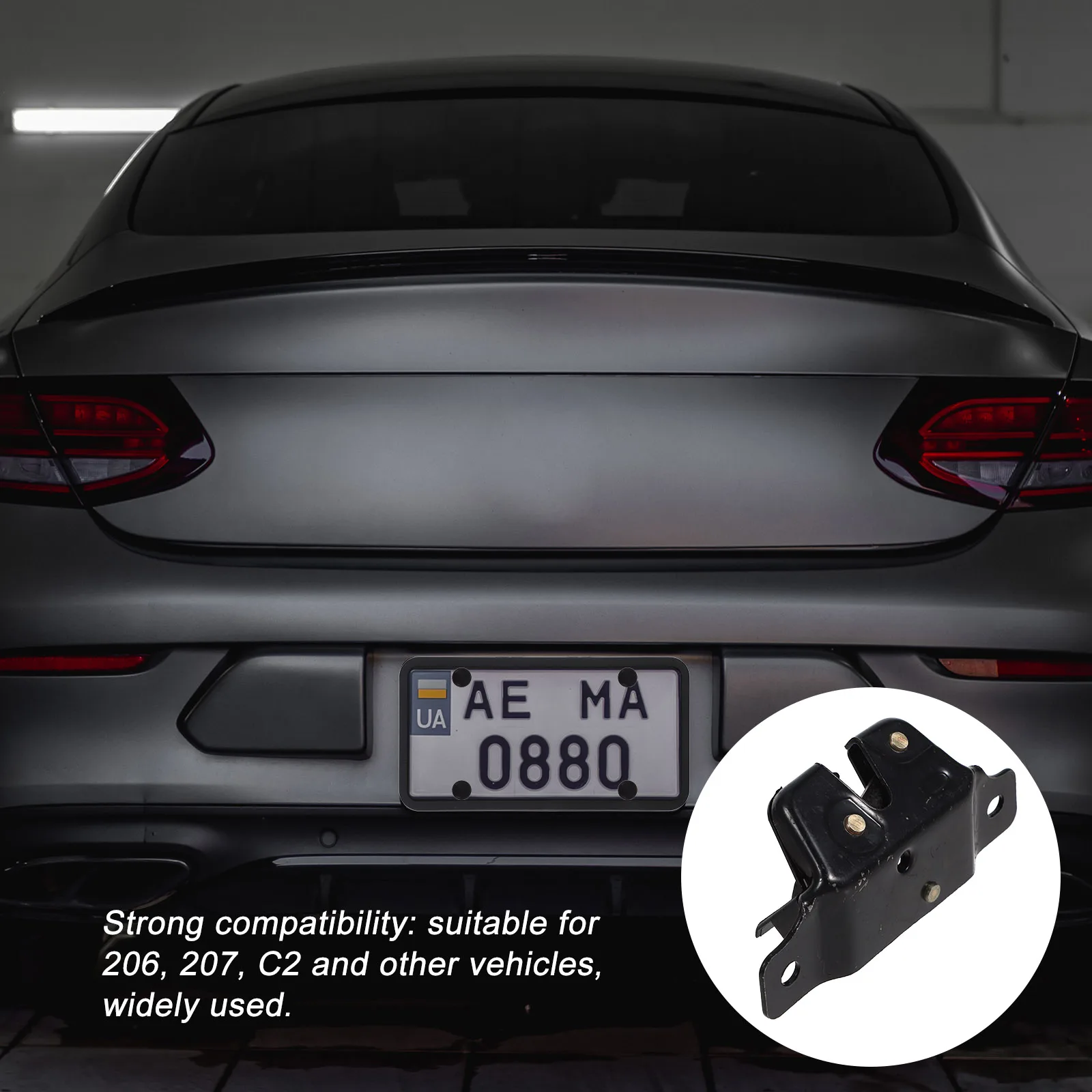 

Rear Door Latch Back Tail Suitcase Iron Replacement Wear Resistant Easy Installation Safety Reliable Long Lifespan