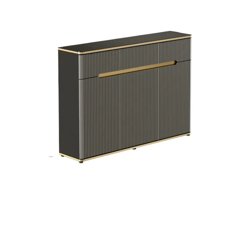 cx ultra-thin side cabinet light luxury high sense modern 20cm living room storage integrated wall tea cabinet