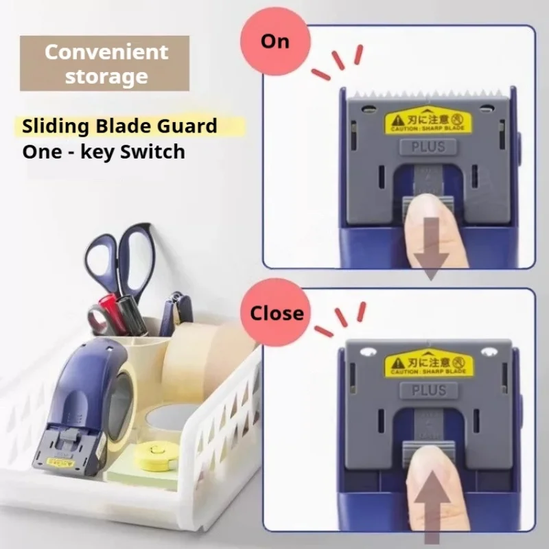 Tape Dispenser 50mm Safe Tape Cutter Labor-saving Packing Sealing Machine for Logistics Warehouse Office Carton Packaging