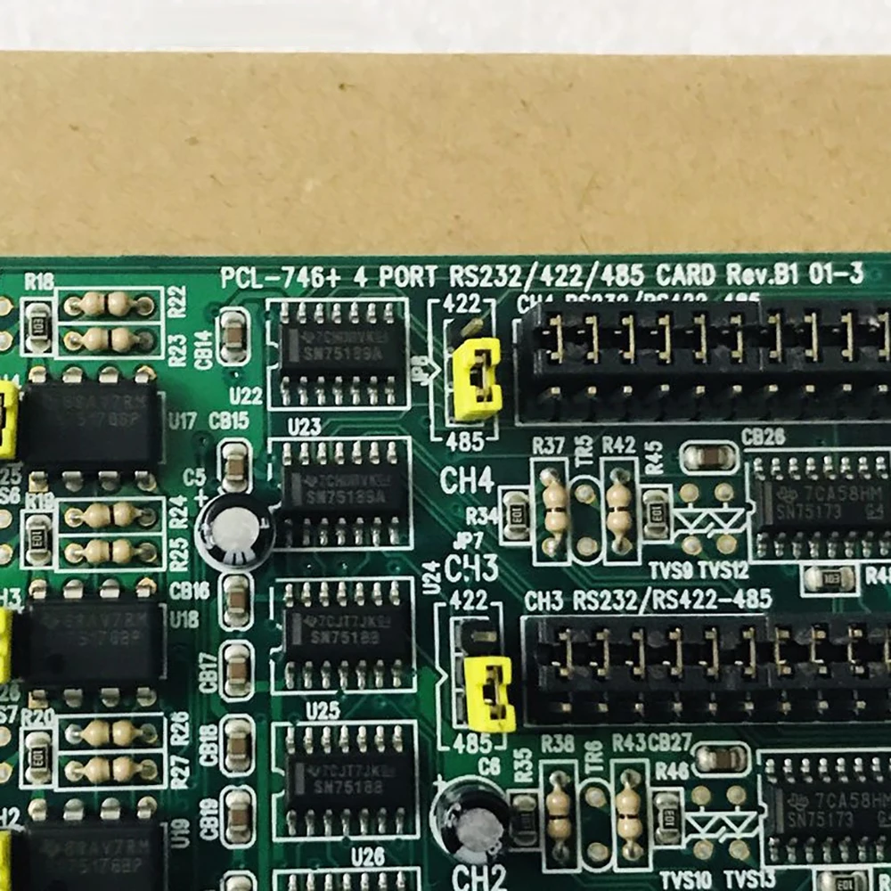 PCL-746+ REV.B1 For Advantech Data Capture Card 4 PORT RS-232/422/485 Work Fine High Quality Fast Ship