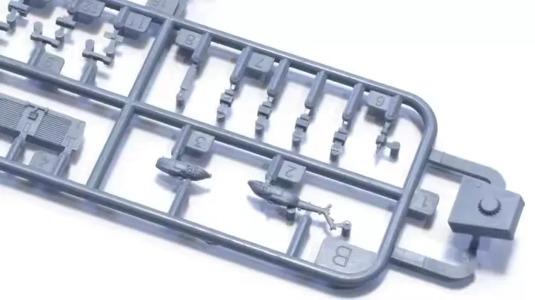 New 1/700 Dream Model China Navy 055 Type Destroyer Warship with Red Wax Printed Parts Assemble Model Uncolored Collectible Gift