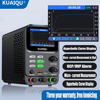 KUAIQU Lab Power Supply High Precision 5Digital Display DC Stabilized Power 30V10A Realtime Curve Display Overcurrent Protection