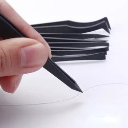 3PCS Anti-static Plastic Tweezers Hard Plastic Multi-purpose Tweezers Electronic Component Picker Industrial Tweezers