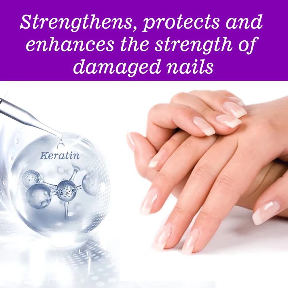 KODIES GEL Repair Base Coat Keratin Protein Base Gel Nail Polish 15ML Clear Semi Permanent UV Protection Gel Nail Art Treatment