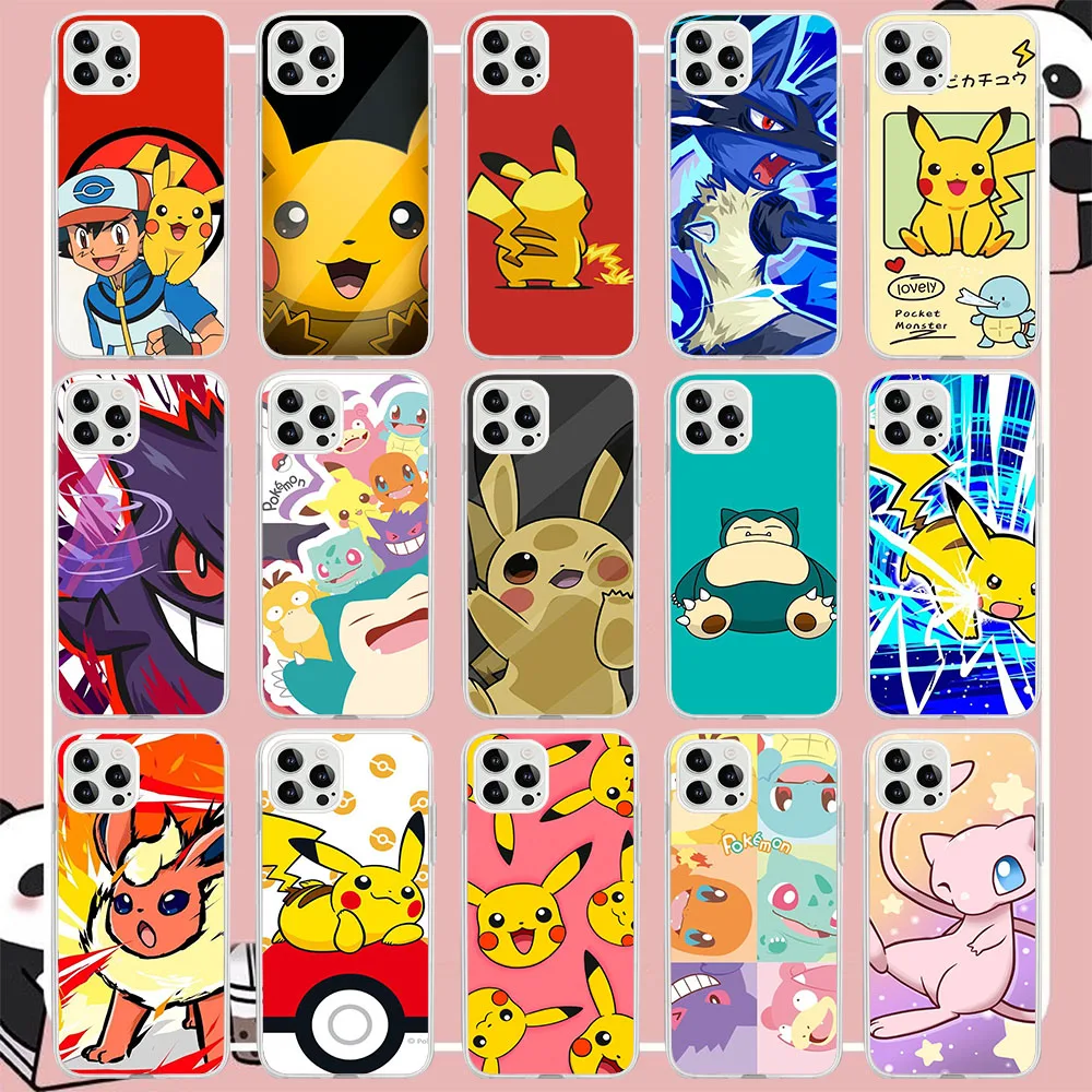 SK-50 Pokémon Silicone Case For Tecno POP 4 AIR 5 5P Camon 15 16 17 17P 18 18T 18P 18i 19 Premier Neo Pro