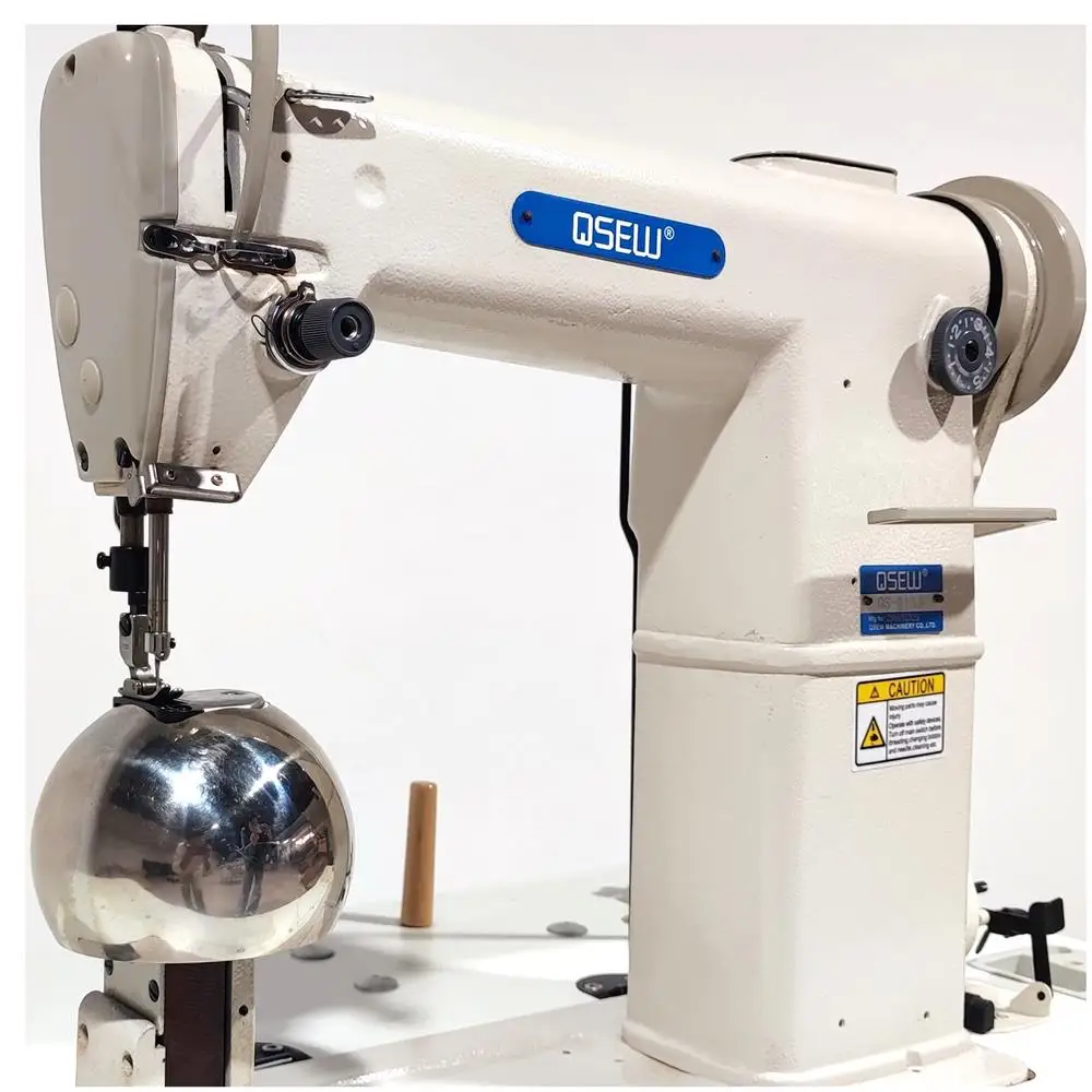 QS-810-JF Single Needle Wig Periwig Hairpiece Machine Post Bed Big Hook Lockstitch Wig Sewing Machine Wig Making Sewing Machine