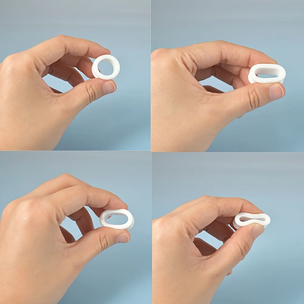 2pcs Hollow Silicone Flexible Double Flared Flesh Ear Tunnel Plugs Gauge Expander Stretchers Body Piercing Jewelry Size 6-22mm