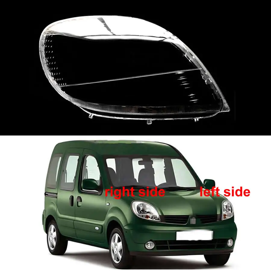

Для Renault Kangoo 2003 2004 2005-2009 корпус фары прозрачная маска крышка корпус фары плексиглас заменить оригинальные линзы