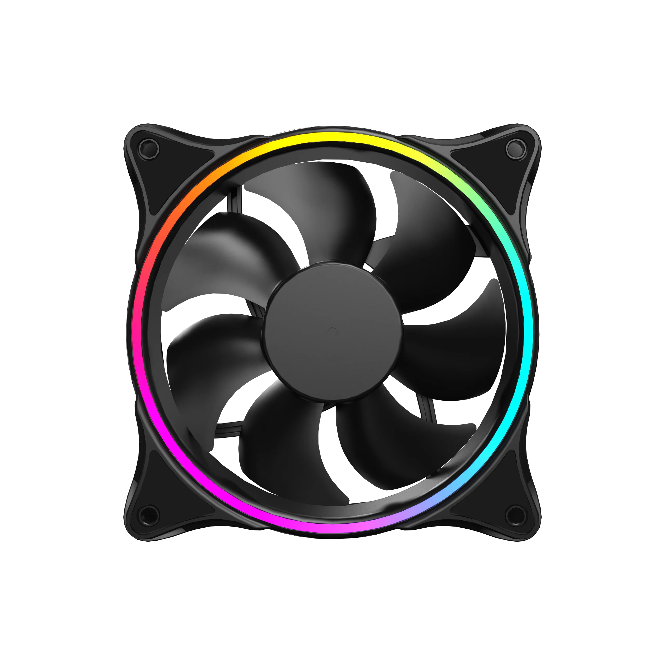 UPSIREN CF-12 Case fan 12cm 5V 3Pin ARGB and 4Pin PWM High performance mute cooling fan Halo light effect