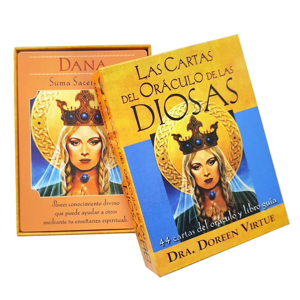 High quality large size Spanish deck Goddess Guidance Oracle Cards