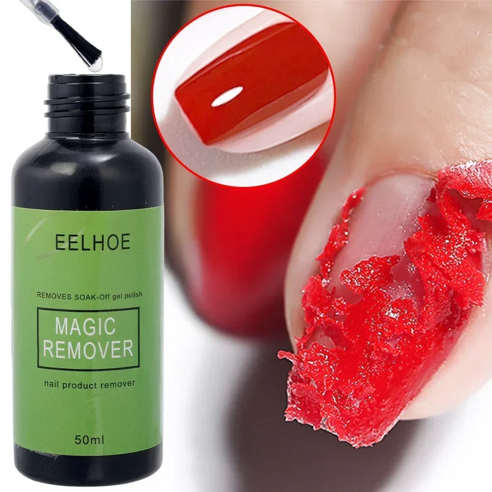 Removedor de uñas semipermanente, elimina rápidamente el esmalte de uñas, pegamento transparente UV, herramientas de manicura, se disuelve el líquido, 10/30/50ML