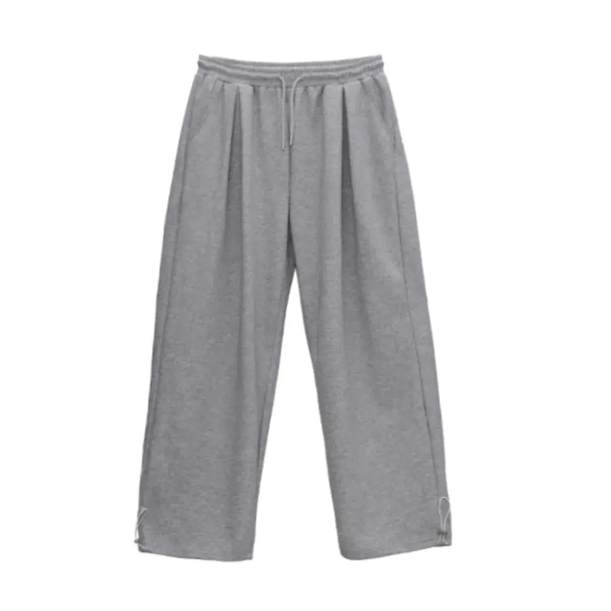 CBXLAB Street Dance Pantalones de chándal de color sólido fluido de baile suelto Hip Hop gris 2024 para mujer