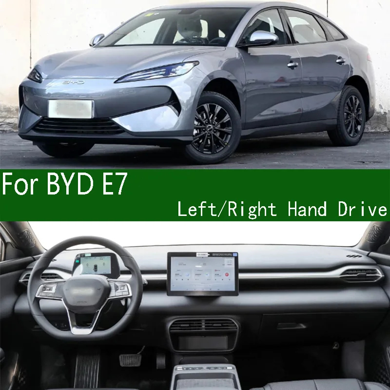 

For 2025 2026 BYD E7 Dashmat Dashboard Cover Instrument Panel Sunscreen Pad Dash Mat Anti-Dirt Proof Ornaments