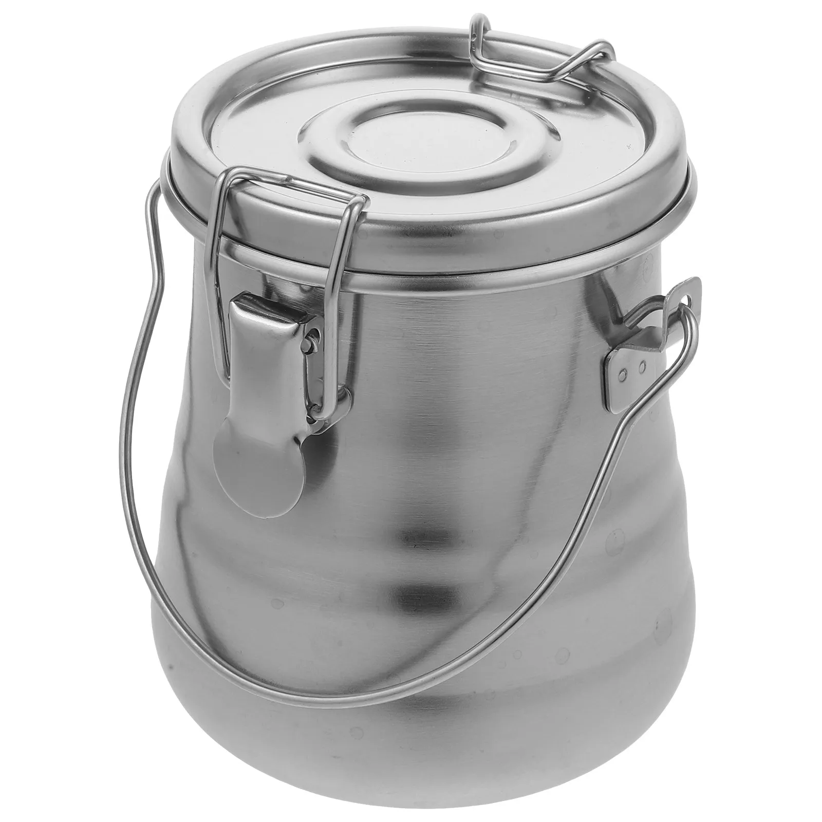 Stainless Steel Brush Washing Bucket with Cover Portable Painting Tool for Watercolor Oil Acrylic Artists Beginners Outdoor