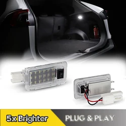 1Pcs For Toyota Rav4 MK5 XA50 LED Trunk Lights Luggage Compartment Interior Lamps Scion Highlander Prius Venza Canbus White