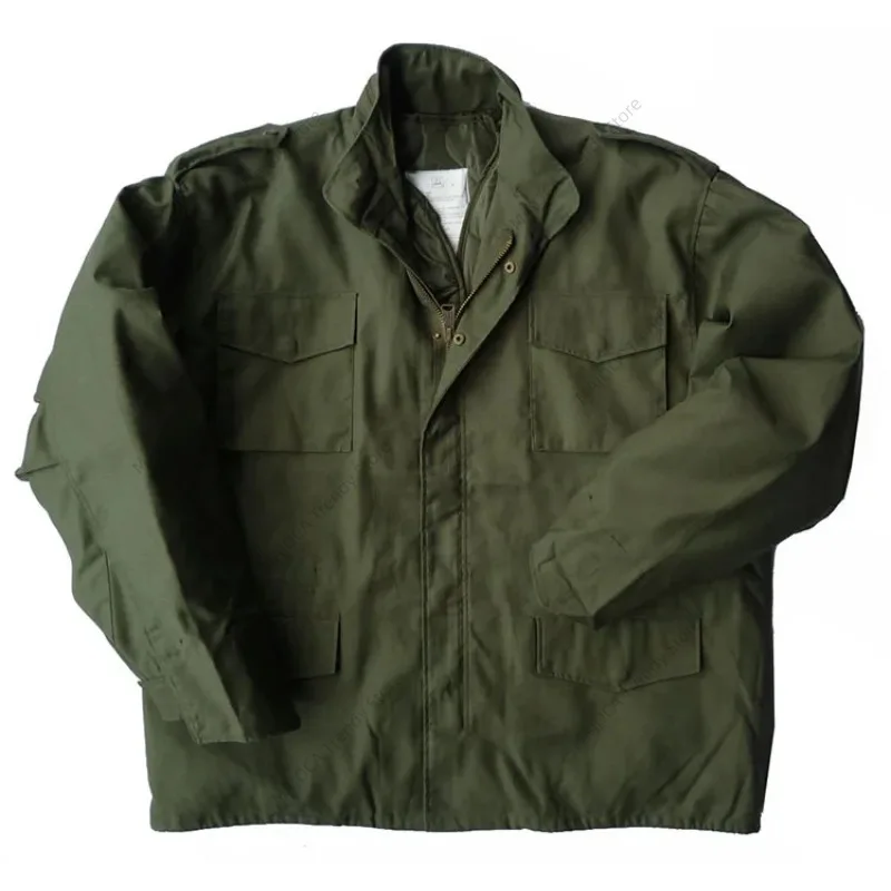 Us Army Military Woodland M-65 giacca da campo BDU Trench tattico M65 cappotto antivento Amekaji stile militare Usmc Militar Plus Size