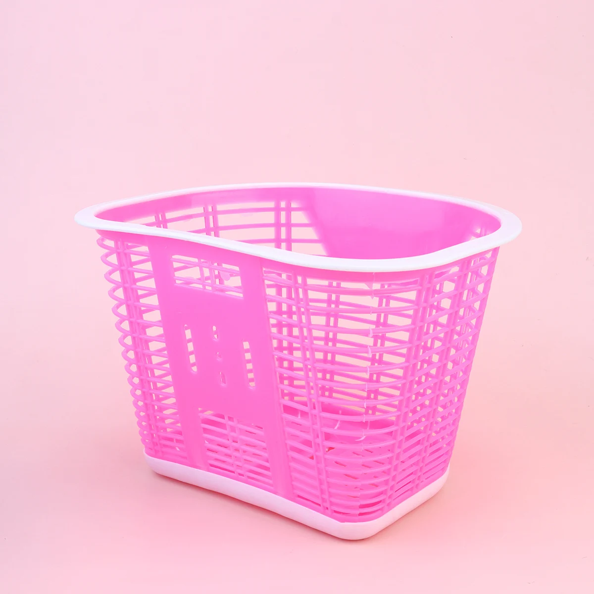 

2pcs s Bike Basket Plastic Front Handlebar Storage Basket Detachable Durable For 'S Scooter Easy Carry Foldable