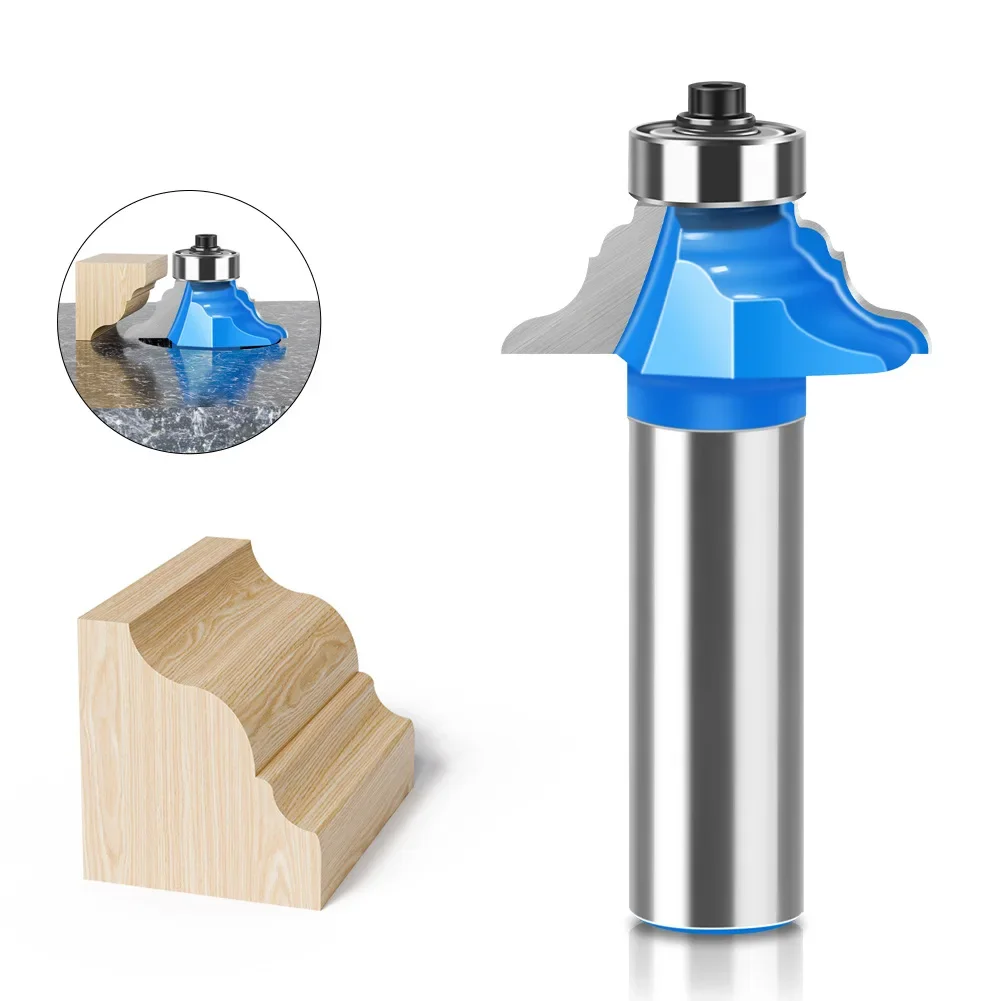 Table Edge Router Bit 12mm 1/2inch Shank Line Router Bit Woodworking Cutter Tenon Cutter for Woodworking Tools