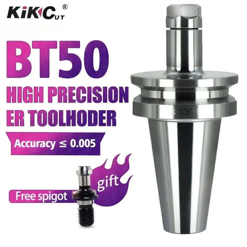 

BT50 Arbor Держатель инструмента с ЧПУ Высокоскоростная точность ≤ 0,005 ER Держатель Пружинный кран ER16 Держатель фрезерных инструментов с ЧПУ