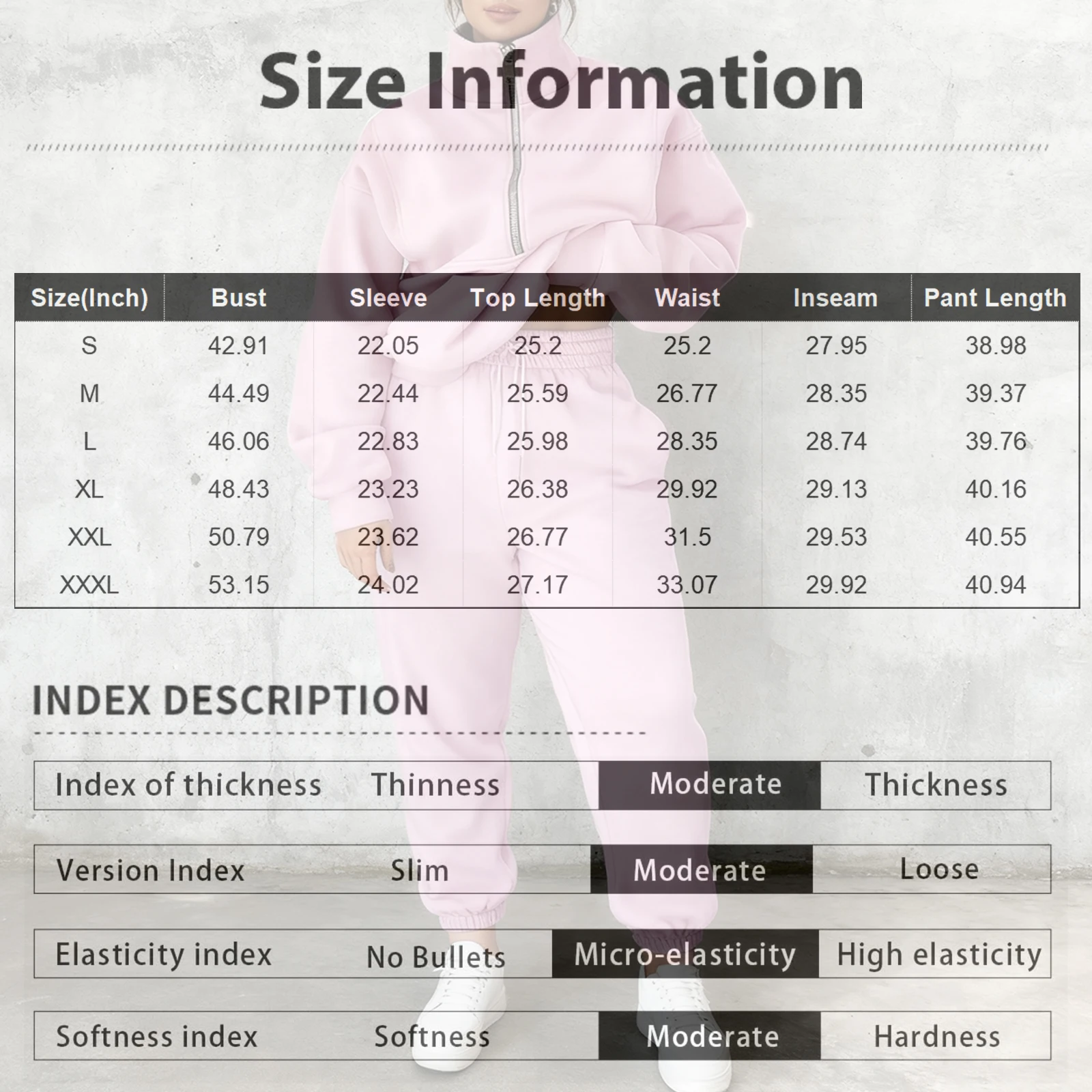 الخريف الشتاء انغلق الياقة المدورة البلوز مجموعة 2 قطعة مجموعات المرأة رياضية الياقة المدورة سترة مستقيم الركض بانت الدعاوى #6