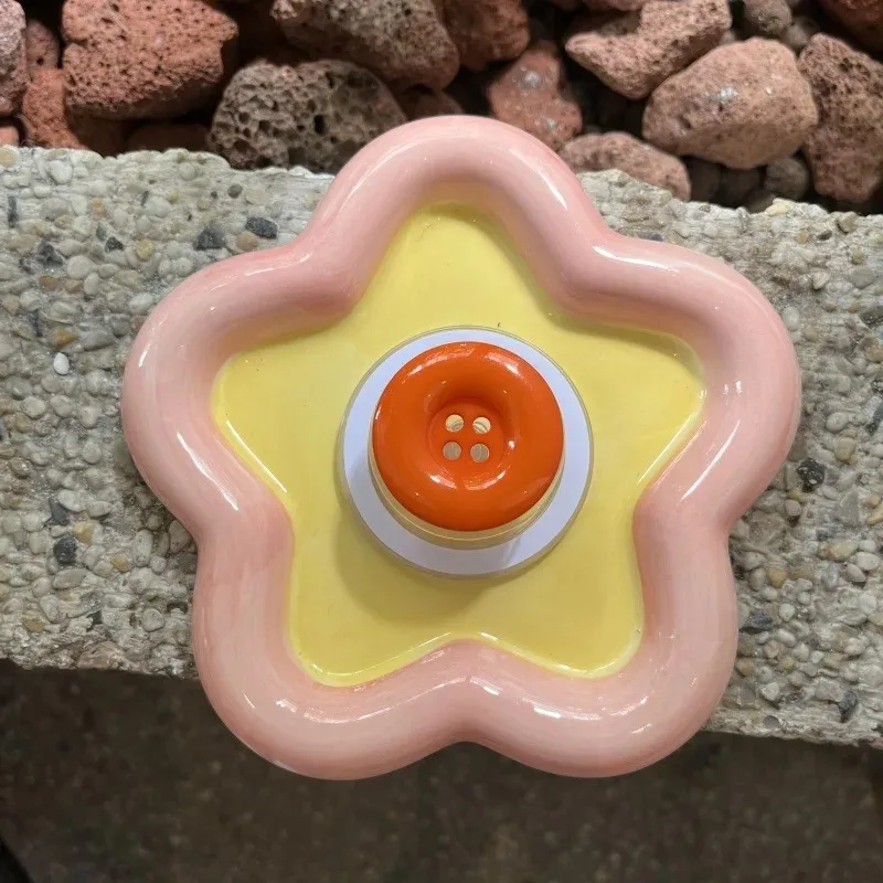 Koreanische Nette Farbe Taste Magnetische Halter Grip Tok Griptok Telefon Ständer Halter Unterstützung für IPhone 16 15 für Pad Magsafe Smart Tok