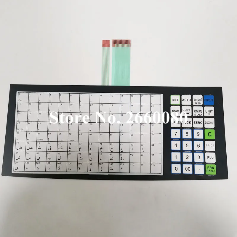 Brand New RLS1000 Keyboard for Rongta RLS1000A RLS1100C Printer Scale Keypad Englis Arabic Language