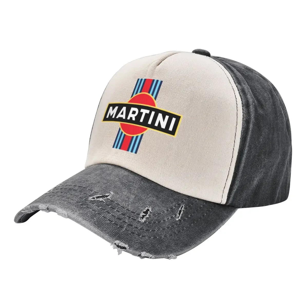 

Martini Racing Stripe Baseball Cap party Hat tea Hat Men Women's