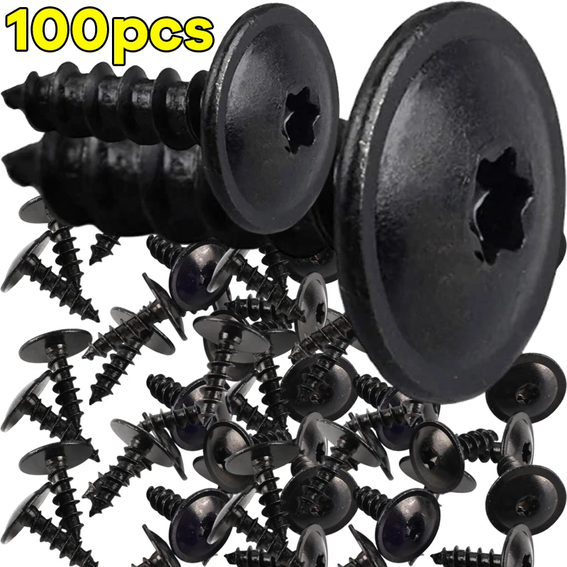 Auto Body Screws Fastener Self-Tapping Screws N90974701 Car Mudguard Wheel Arch Bumper Fasteners for Volkswagen Porsche Audi