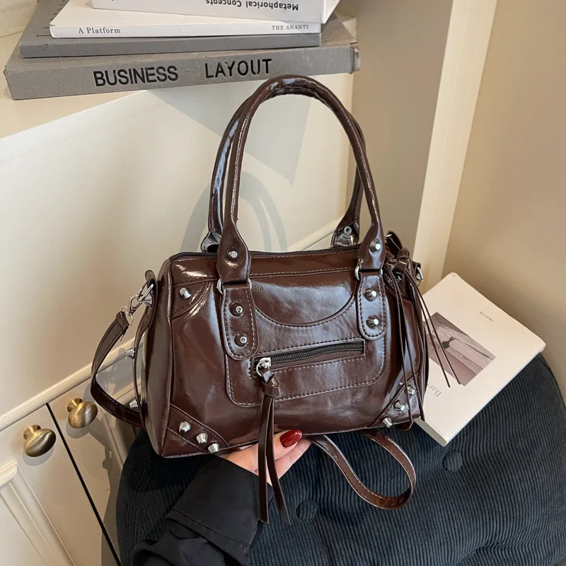 Herbst-Winter Neuankömmling Damen-Kissen-Umhängetasche Einzigartiges Personalisiertes Design Minimalistisch Strukturierte Lässige Einzel-Schultertasche – Detail 24