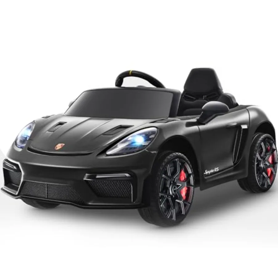 12V 전동차, 정품 라이선스, 어린이용 전동차, 리모컨 포함, 전후방 LED 라이트, 라디오, USB/AUX, 열리는 도어, 서스펜션