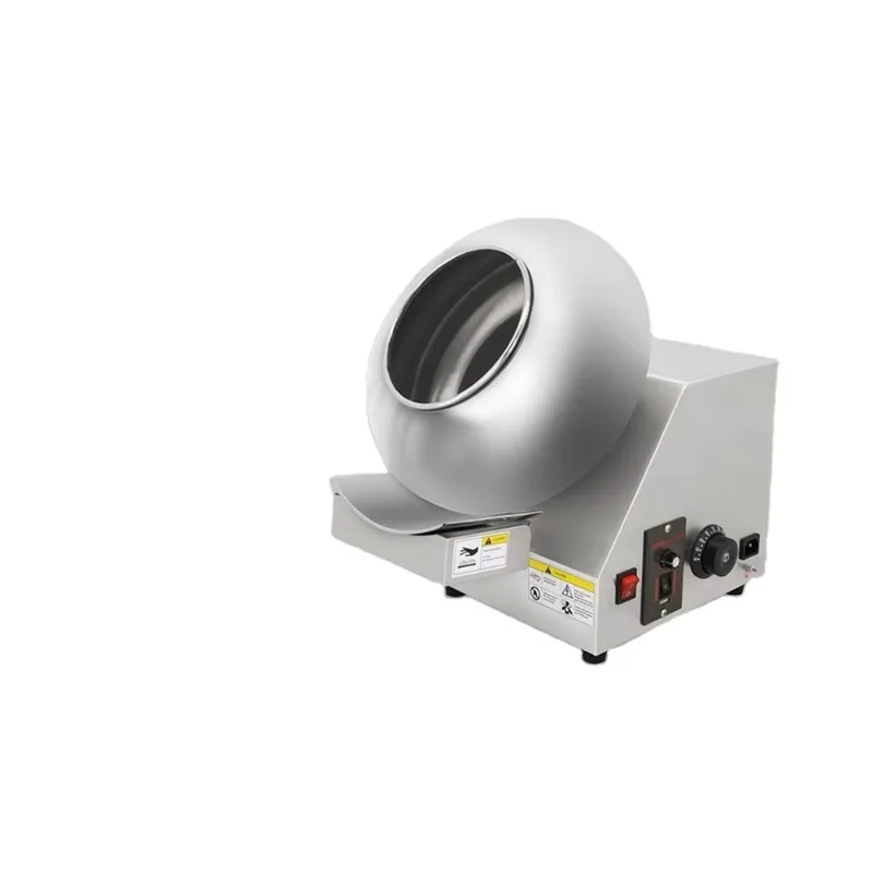 220V Manual Feeding Sugar Coating Polishing Machine Chocolate Coating Pan Polishing Machine Snack Coating Machine